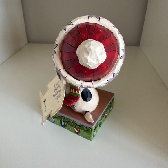 Jim Shore Snoopy Holding Snow Globe Christmas Peanuts - Picture 7 of 10